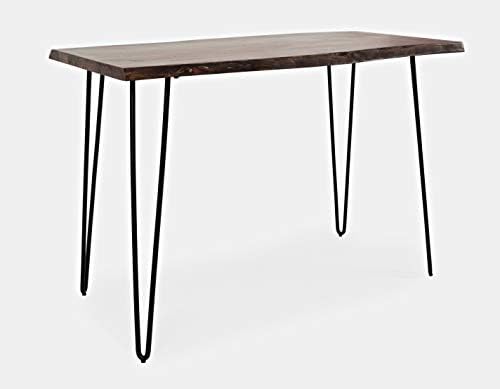 Jofran Nature's Edge 52" Farmhouse Dining Table - Solid Wood Counter...
