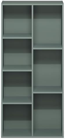 Furinno LUDER Book Shelf, 7-Cube Bookshelf, Bookcase with Open Shelves, 9.4 x...