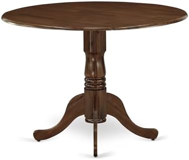 East West Furniture DLT-AWA-TP Dublin Dining Room Table - a Round Solid Wood ...
