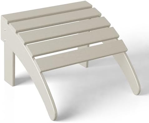 Costaelm Adirondack Chair Footrest Foldable Ottoman, Folding Ottoman Outdoor ...