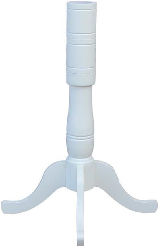 IC INTERNATIONAL CONCEPTS 30" Round Top Pedestal Dining Table, 40.9&quot...