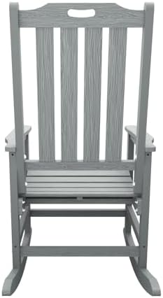 THOEOE Outdoor Rocking Chairs, Oversized Patio Rocking Chair | HDPE Outdoor R...
