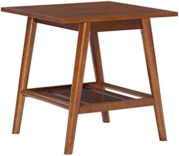 Linon Melissa Mid-Century Walnut End Table