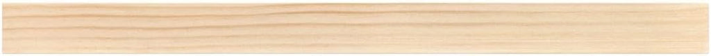 Homeforia 24 inch Wood Floating Shelves, High End Solid Natural Wood 24inch Floating Shelf for Wall, Unfinished Wooden 24 inches Floating Shelves, Heavy Duty Bracket, 24 X 6.5 X 1.75 in, Set of 3
