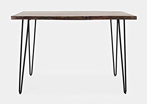 Jofran Nature's Edge 52" Farmhouse Dining Table - Solid Wood Counter...