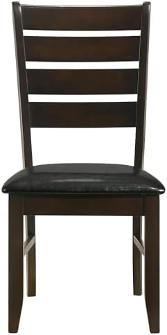 Coaster Dalila Faux Leather Dining Side Chair Set of 2, Cappuccino 102722