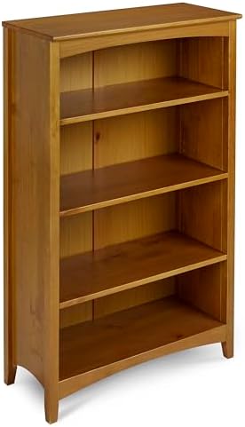 Shaker Style 4 Shelf Bookcase / Solid Wood / 48" High / Adjustable Shelv...