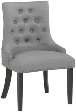LSSBOUGHT Tufted Dining Chairs Set of 2, Modern Upholstered Accent Chairs wit...
