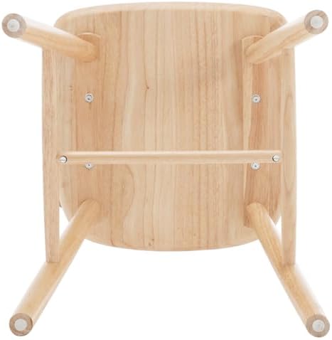 Windsor Dining Chairs Set of 4, Spindle Back Wooden Chairs