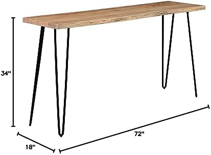 Jofran Nature's Edge Solid Acacia Sofa Counter Height Dining Table