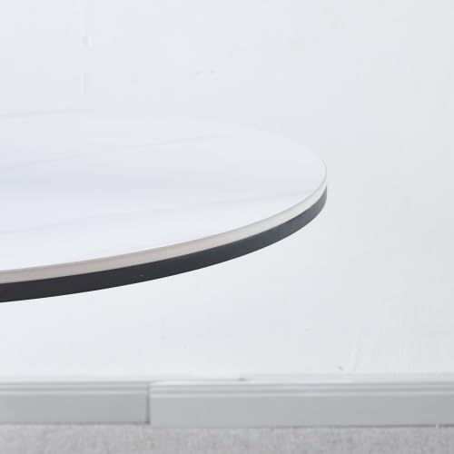 Mid Century Dining Table & Small Kitchen Table | Golden and White Tulip T...