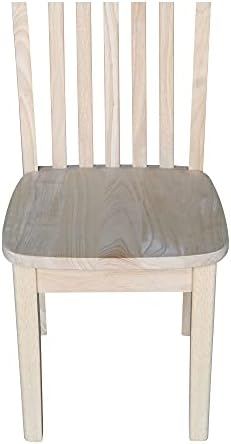 International Concepts Pair of Mission Juvenile Chairs, Unfinished