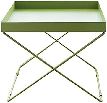Telephone Table, Grass Green Metal Nightstand/End Table,Square Pallet Sofa Si...