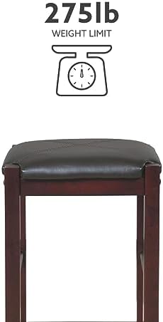 Linon Brown 3-Piece Table Faux Marble Tavern Set, 42" w x 22.25" d ...