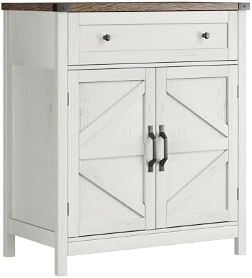 ChooChoo 30" W Coffee Bar Cabinet, Kitchen Storage Cabinet with Drawer