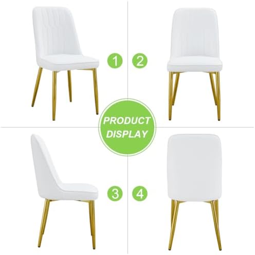 Modern Dining Chairs Set of 4,Upholstered Dining Room Chairs,Kitchen Chairs w...
