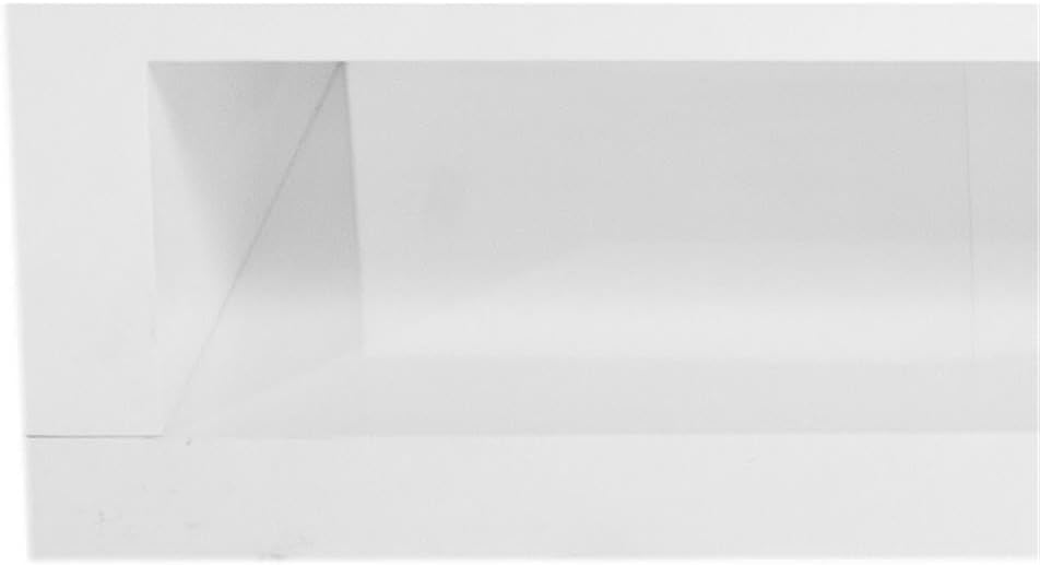 Pemberly Row 2-Piece Coffee Table Set, Wood and Glass Frames, White Lacquer F...