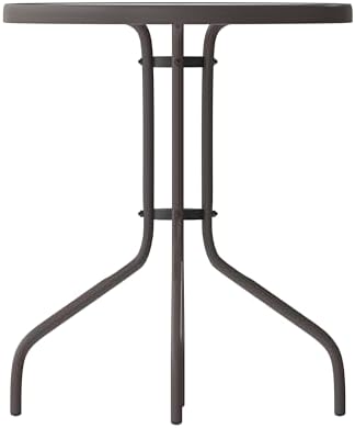 Flash Furniture 23.75 in Round Table, Bronze