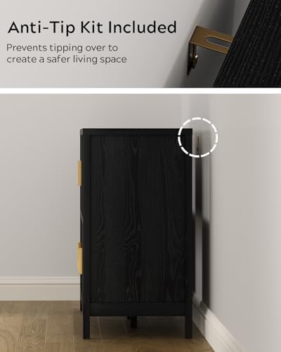 EYYTHUNG Fluted Storage Organizer Bookshelf, Modern Cube Bookcase with 3 Open...