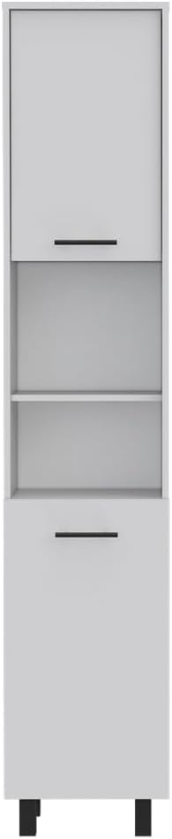 2-Piece Kitchen Set with Island and Pantry Cabinet | Includes 8 shelves and 2...