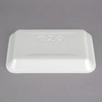 CKF 88102 White Foam Meat Tray, 8.25 x 5.75 x 0.75 Inches, 500/Case, Rectangle, Single Compartment