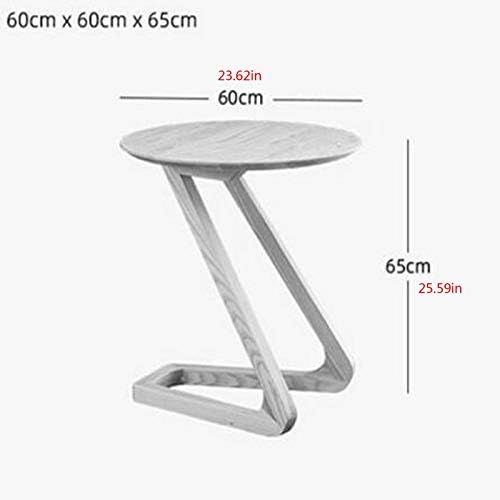 Telephone Table, Solid Wood Round Side Table/Telephone Rack,Save Space,Art Si...