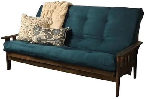 Kodiak Tucson Queen Futon Frame and Mattress Set - Wood Futon with Mattress I...