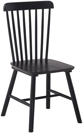 Dining Chairs Set of 8, Farmhouse Solid Wood Windsor Kitchen Chairs Set with ...
