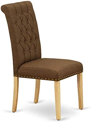 East West Furniture DLBR3-OAK-18 3 Piece Kitchen Table & Chairs Set Conta...