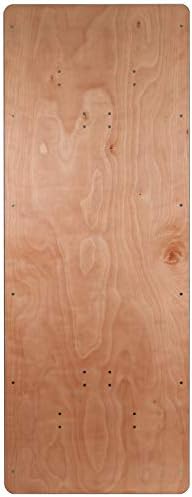 Flash Furniture Fielder 8' Rectangular All-Occasion Wood Folding Event Ta...
