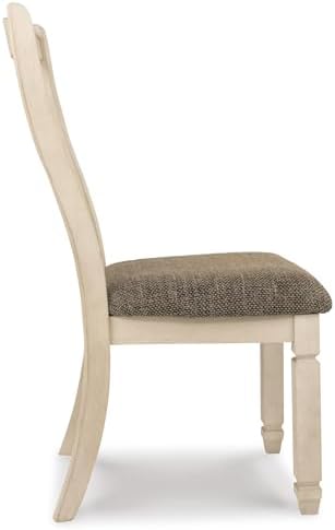 Signature Design by Ashley Bolanburg Upholstered Wood Dining Chairs, 2 Pack