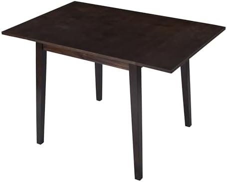 Merax Wooden 29"- 45" Extendable Rectangular Dining Table with Drop...