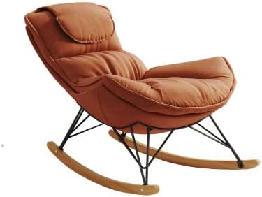Leisure Single Sofa Rocker, Upgraded Breathable Glider with Removable Washabl...