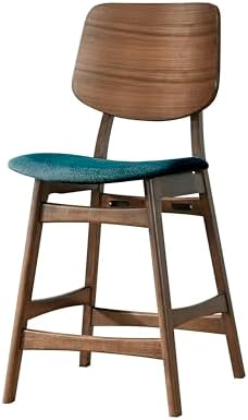 New Classic Furniture Oscar 5-Piece Wood Counter Table Set in Teal