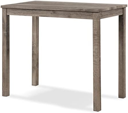 Sora Wood 3-Piece Counter Height Dining Set, Taupe