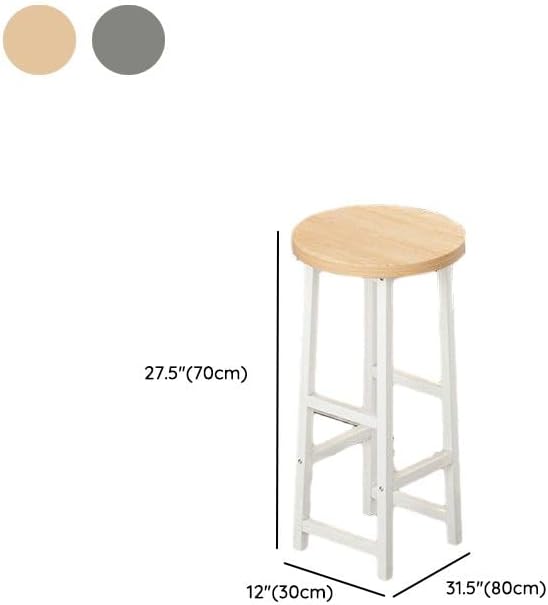 3-Piece Bar Table with Stools, Modern Living Room Set 3-Tier Storage Shelves ...
