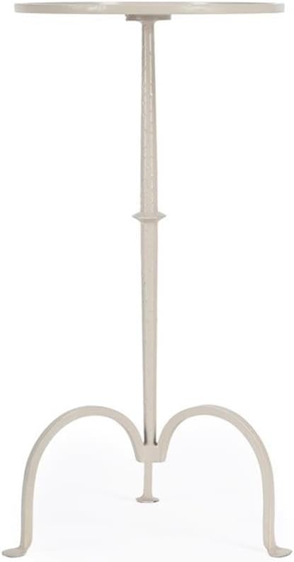 Butler Founders White Iron Pedestal Table