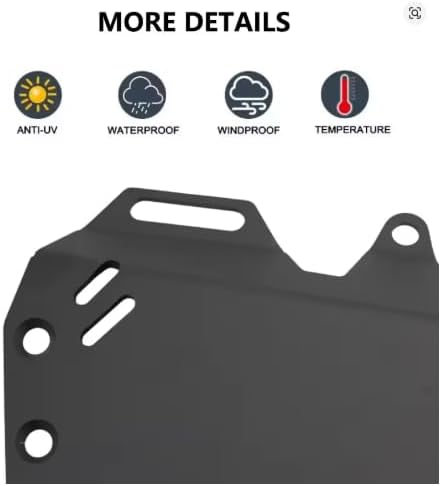 Black Motorcycle Side Cargo Rack Compatible with CFMOTO Ibex 450 2025 2026,Custom Design,Multi-Purpose,Side Luggage Rack,Saddlebag Support Carrier,CFMOTO Ibex 450 Accessories