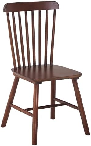 Dining Chairs Set of 6, Farmhouse Solid Wood Windsor Kitchen Chairs Set with ...