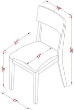East West Furniture HLAD5-LWH-LC 5 Piece Dinette Set for 4 Includes a Round Dining Table with Pedestal and 4 Faux Leather Dining Room Chairs, 42x42 Inch, Linen White