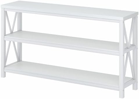 FATORRI Console Table for Entryway, Long Sofa Table with 3 Tier Shelves, Mode...