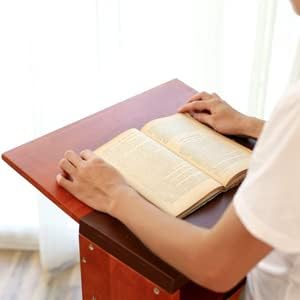 Prayer Bench Stool,Solid Wood Prayer Kneeler with Bench and Folding Table Top...