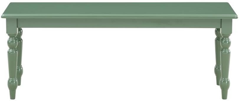 Boraam Windsor Backless Dining Bench - Equistian Green