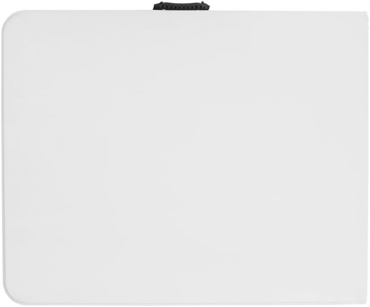 Romig Trestle 5 ft Folding Table, Blow Mold Plastic Top, Fold-in-Half with Ca...