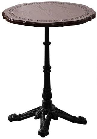 ENGENDER Couch Side Table Retro Wooden Round Table Coffee Furniture Sofa Side...