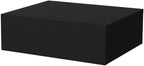 Vienna 1-Drawer Manufactured Wood Floating Nightstand, Black