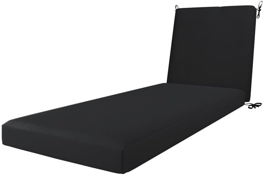 California Umbrella Outdoor Chaise Lounge Cushion, 24 x 78 Inch, Premium Outd...