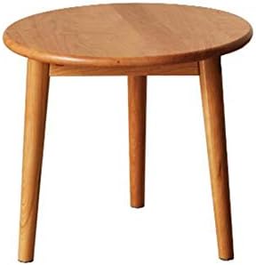 Telephone Table, End Table,Telephone Lighting Side Table,Round Solid Wood Din...