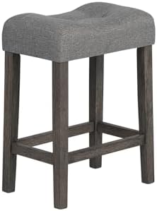 59" Counter Height Bar Table Set with Power Outlet, Industrial Breakfast...