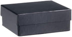 Allure - Bulk Case Of 12 - Small Necklace Box With LED Light, Square Shaped, Elegant Diamond Necklace Case, For Unique Proposal Or Wedding, Luxury Black Velvet Interior Jewelry Display Gift Box.